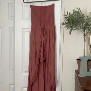 Strapless jumpsuit/dress from The Buckle